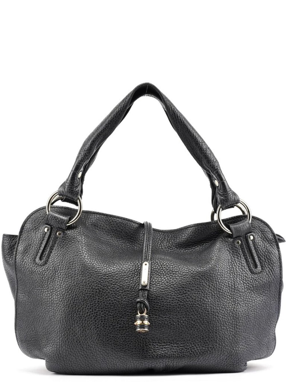 Celine Black Leather Bittersweet Shoulder Bag